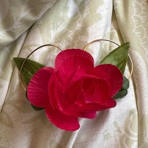 Mickey flower barrette